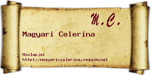 Magyari Celerina névjegykártya